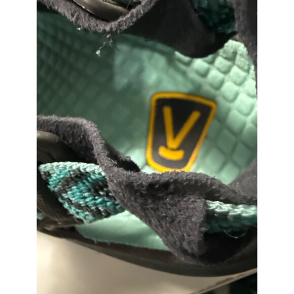 Keen Womens Contour Arch Maupin Sandals Size 8 US Black & Teal Sandal Footwear - Picture 4 of 7